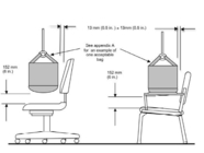 BIFMA 5.1 फर्नीचर परीक्षण उपकरण कुर्सी सीट प्रभाव परीक्षण मशीन