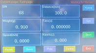 0.007 एम / एस काइनेटिक एनर्जी टेस्टर सेंसर दूरी का चयन 100-500 मिमी