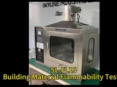 EN 11925-2 टच स्क्रीन नियंत्रण के साथ निर्माण सामग्री ज्वलनशीलता परीक्षक
