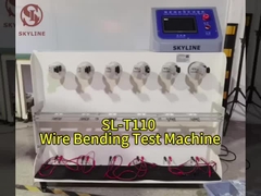 10 - 60/मिनट प्रयोगशाला परीक्षण उपकरण स्वचालित प्लग तार झुकने परीक्षण मशीन