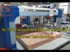 गद्दा एकीकृत परीक्षण मशीन बहुक्रिया गद्दा रोलर परीक्षक