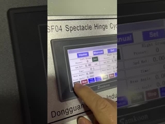 चश्मा फ्रेम परीक्षक पीएलसी नियंत्रण हिंज चक्र परीक्षक यूएस वोल्टेज 0-120 बार / मिनट की गति के साथ