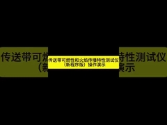 आईएसओ 340 / एएस1334.10 कन्वेयर बेल्ट वर्टिकल और हॉरिजॉन्टल बर्न टेस्ट चैंबर