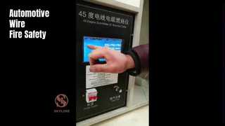 ऑटोमोटिव केबल ज्वलनशीलता परीक्षक आईएसओ 6722