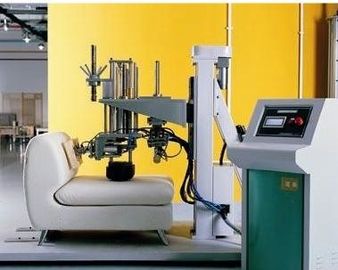 BIFMA X5.1 / X5.4 फर्नीचर परीक्षण उपकरण PLC टच स्क्रीन सीट / सोफा स्थायित्व परीक्षण मशीन