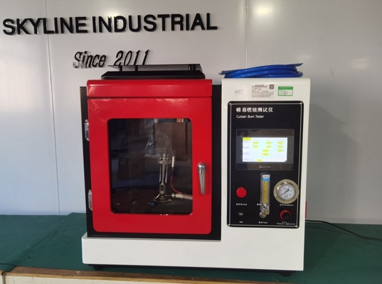 220V NFPA 701 चिलमन ज्वलनशीलता परीक्षण उपकरण