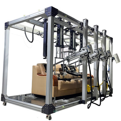 खरीदें EN 4875/BIFMA X5.4/EN 1728 तीन सीट सोफा स्थायित्व परीक्षक सोफा थकान परीक्षण मशीन ऑनलाइन निर्माण