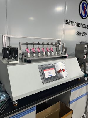 खरीदें कैप हिंज ड्यूरेबिलिटी और LOF टेस्टर 8 टेस्ट स्टेशनों के साथ ऑनलाइन निर्माण