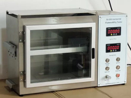 अच्छी कीमत ISO 3795 ASTM D5132 क्षैतिज दहनशीलता परीक्षण उपकरण कपड़ा क्षैतिज दहनशीलता परीक्षण उपकरण ऑनलाइन