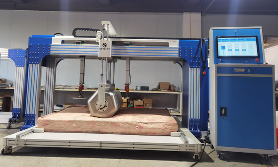 अच्छी कीमत गद्दा एकीकृत परीक्षण मशीन बहुक्रिया गद्दा रोलर परीक्षक ऑनलाइन