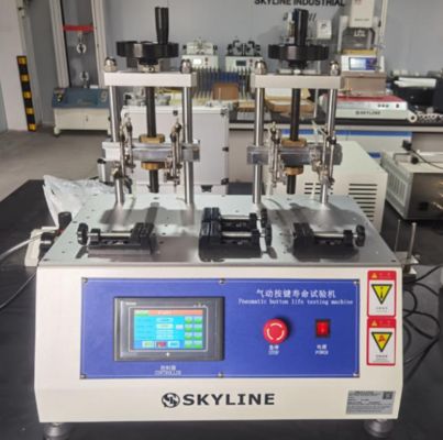 अच्छा दाम 8 Stations Pneumatic Button Life Tester with Touch Screen Control for Key Durability Testing ऑनलाइन