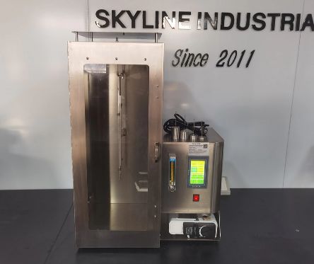 Vertical Combustion Tester for Flame Retardant Textiles with 16CFR1615/1616 Compliance 40±2mm Flame Height and 12s Burning Time