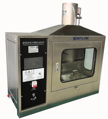 एकल लौ स्रोत परीक्षण प्रज्वलनशीलता परीक्षक EN ISO 11925-2/DIN 53438