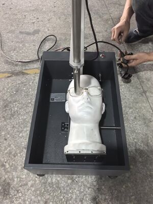 अच्छा दाम चश्मा लेंस प्रभाव परीक्षक के साथ 16 मिमी स्टील गेंद 1.27M ऊंचाई और ANSI Z87.1 अनुपालन ऑनलाइन