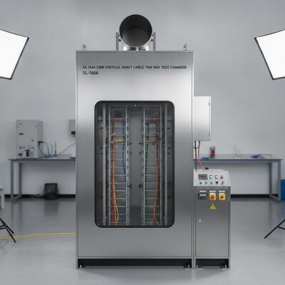 अच्छा दाम UL1666 CMR Vertical Shaft Cable Tray Fire Test Chamber for Flame Retardant Cable Certification SL-1666 ऑनलाइन