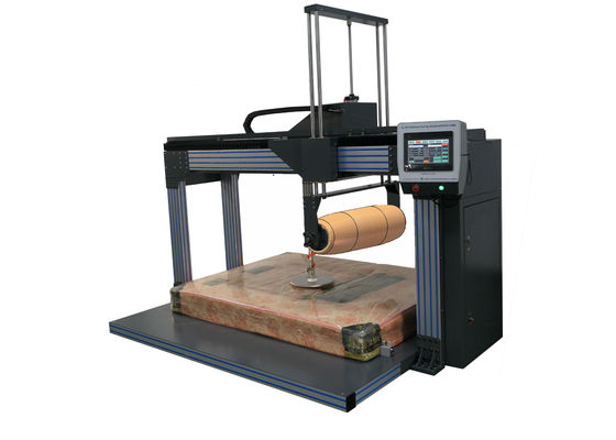 अच्छी कीमत EN1957 पीएलसी + टच स्क्रीन सर्वो मोटर एकीकृत गद्दे परीक्षण मशीन ऑनलाइन